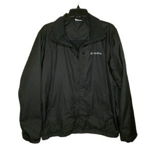 Columbia Lined Full Zip Up Black Jacket Size M